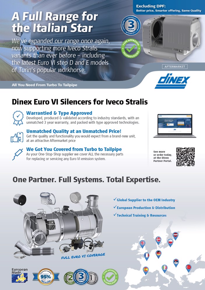Euro VI Silencer for Iveco Stralis